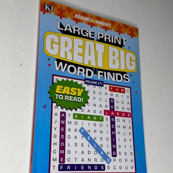 Large Print Great Big Word-Finds Puzzle Book Volume 211 Easy Read - Picture 3 of 4
